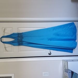 Turquoise Halter dress